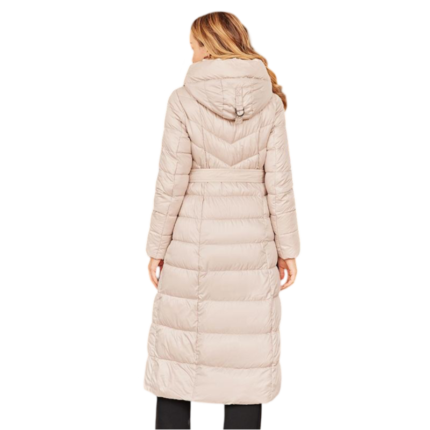 Langer Wintermantel Damen Beige