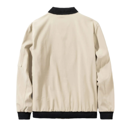 Beige Herren Übergangsjacke Sportlich Elegant