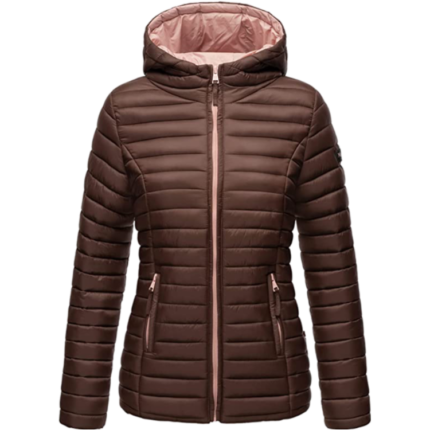 Braune Übergangsjacke Damen große Größen