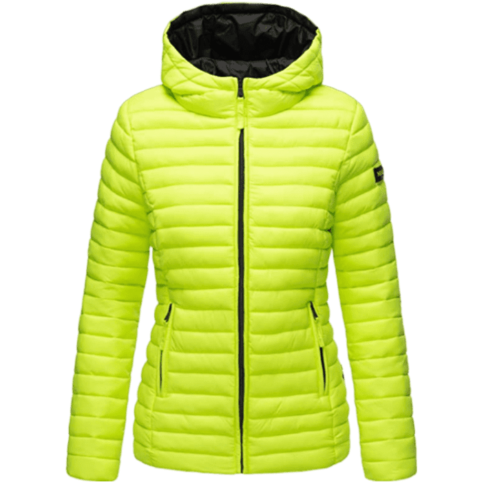 Grüne lässige Übergangsjacke Damen
