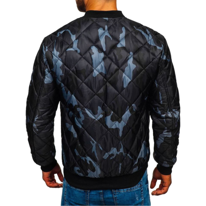 Übergangsjacke Bomber Camo Graphite Herren