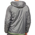 Übergangsjacke Grau Windbreaker Hooded Herren