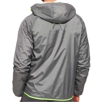 Übergangsjacke Grau Windbreaker Hooded Herren